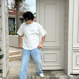 slow summer *is calling WHITE TEE